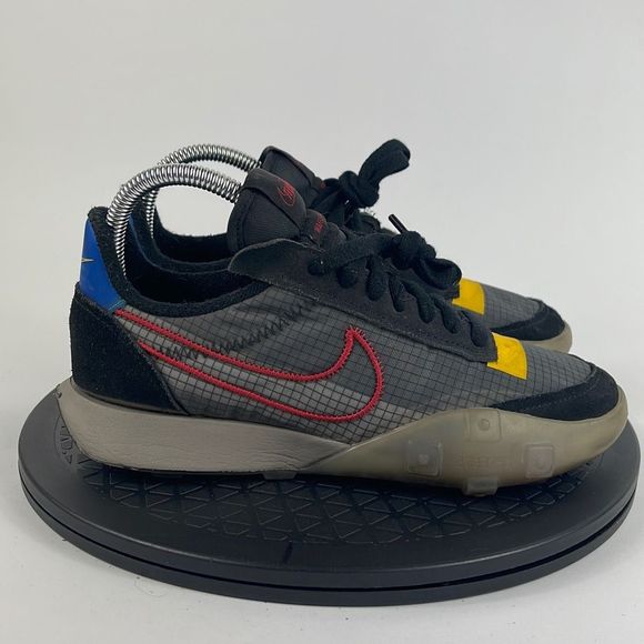 Nike Waffle 2X Athletic Running Shoes Black/Gray CK6647-002 Women’s Size 6.5 - Picture 4 of 12